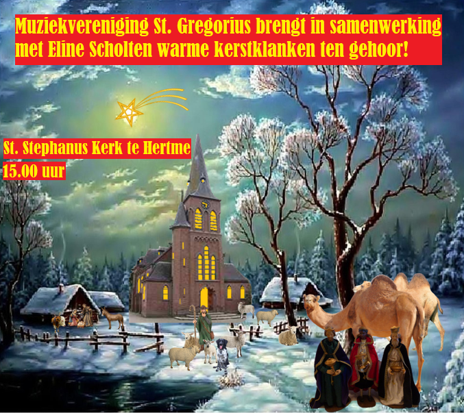 Feestelijke Kerstkoperklanken in Hertme’s kerk